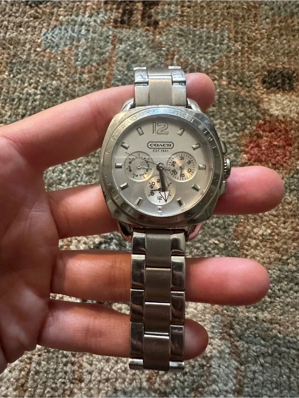 Coach polished bracelet